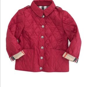 Kids Burberry Quilted Coat